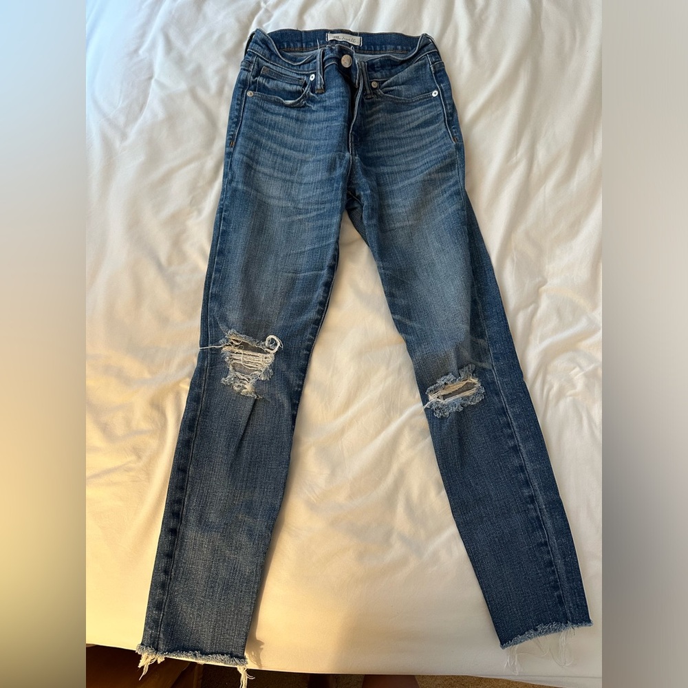 9” High Riser Skinny Skinny Crop